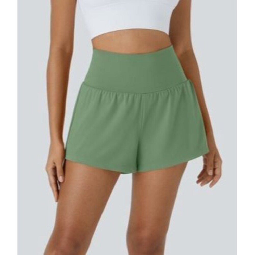 Halara SoftlyZero Airy High Waist Yoga Shorts Kashmir Size Large